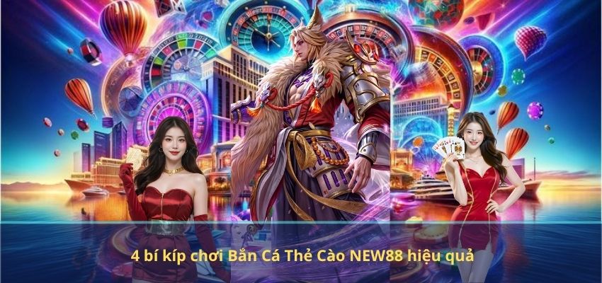 4 bí kíp chơi Bắn Cá Thẻ Cào NEW88 hiệu quả