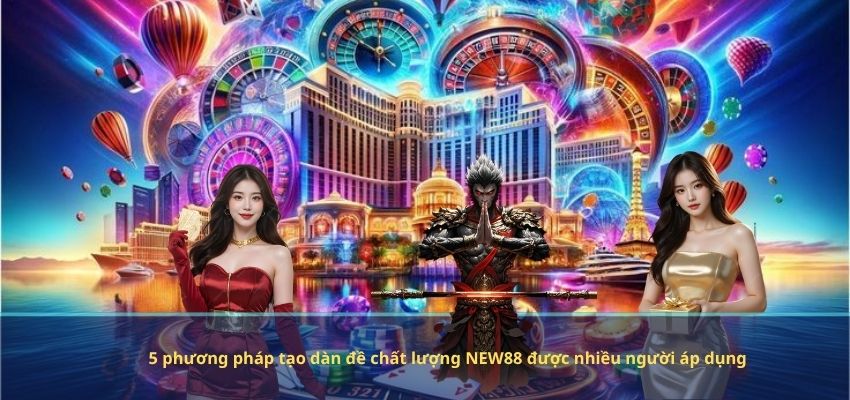 5 phương pháp tạo dàn đề chất lượng NEW88 được nhiều người áp dụng