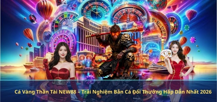 Cá Vàng Thần Tài NEW88 – Trải Nghiệm Bắn Cá Đổi Thưởng Hấp Dẫn Nhất 2026