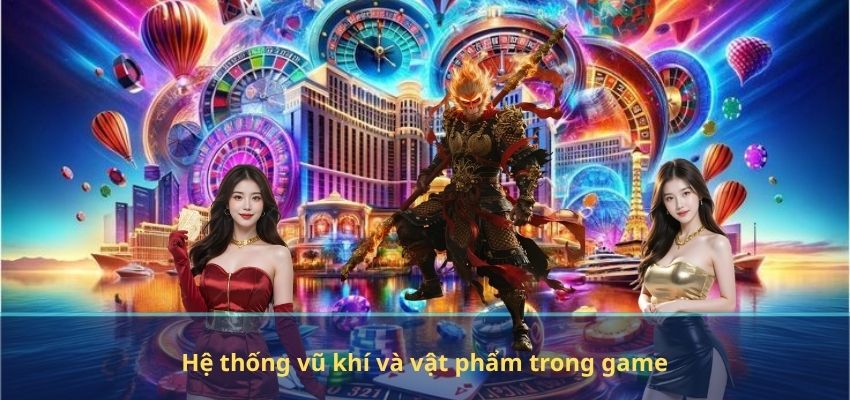 Hệ thống vũ khí và vật phẩm trong game