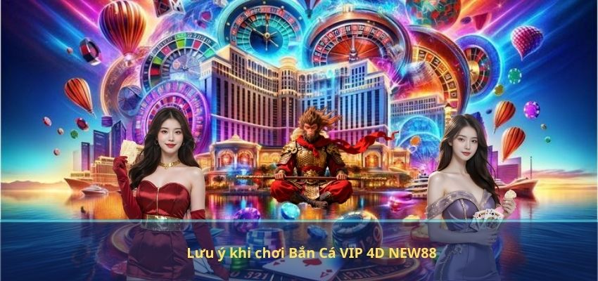 Lưu ý khi chơi Bắn Cá VIP 4D NEW88