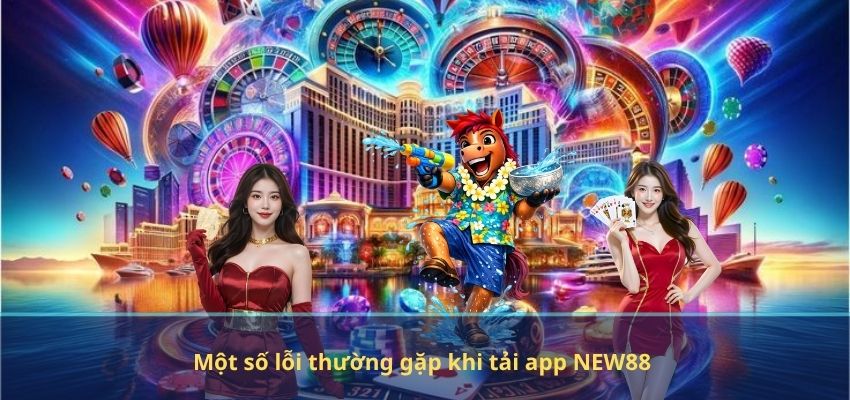 Một số lỗi thường gặp khi tải app NEW88