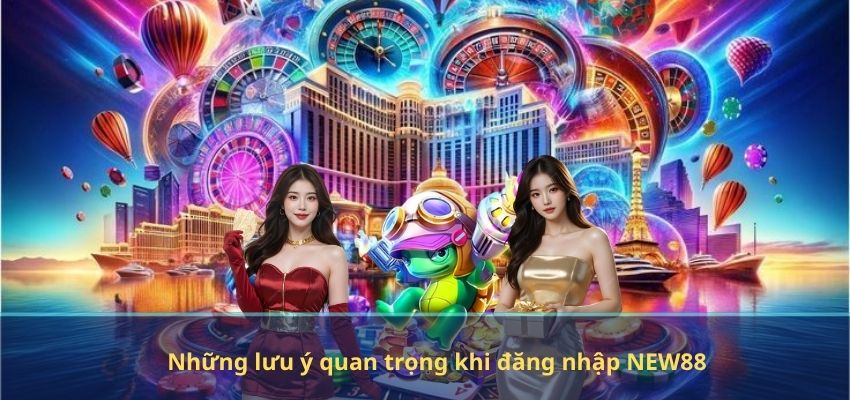 Những lưu ý quan trọng khi đăng nhập NEW88