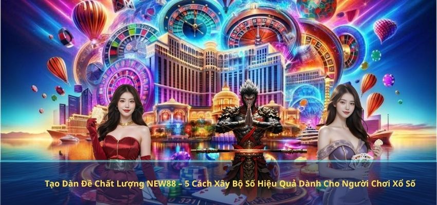 Tạo Dàn Đề Chất Lượng NEW88 – 5 Cách Xây Bộ Số Hiệu Quả Dành Cho Người Chơi Xổ Số