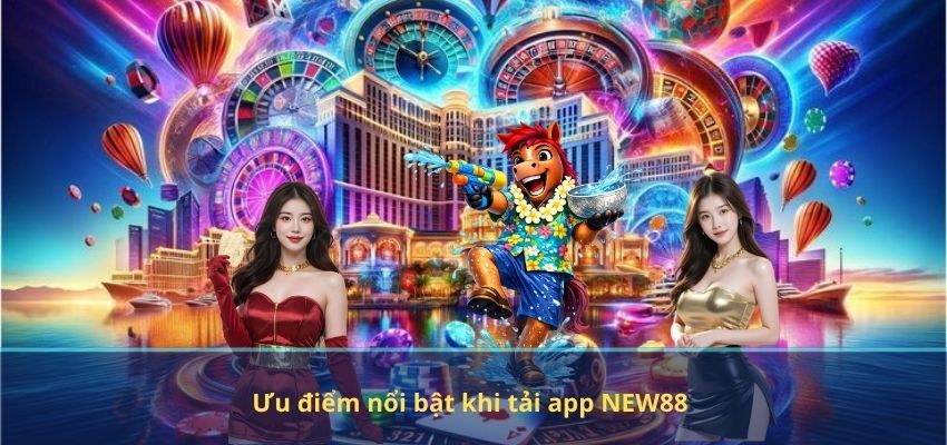 Ưu điểm nổi bật khi tải app NEW88